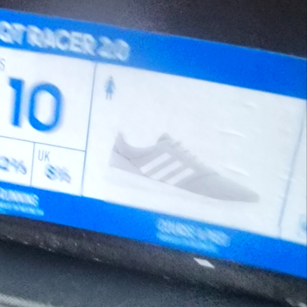 Ok... this one is crazy! Adidas running shoes